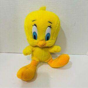 Vintage Looney Tunes 1997 Play By Play Ace Tweety Bird 10" Plush Toy